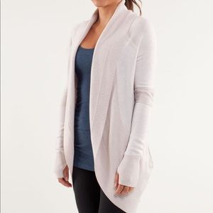 Lululemon Transformation Cardigan Wrap in Cream